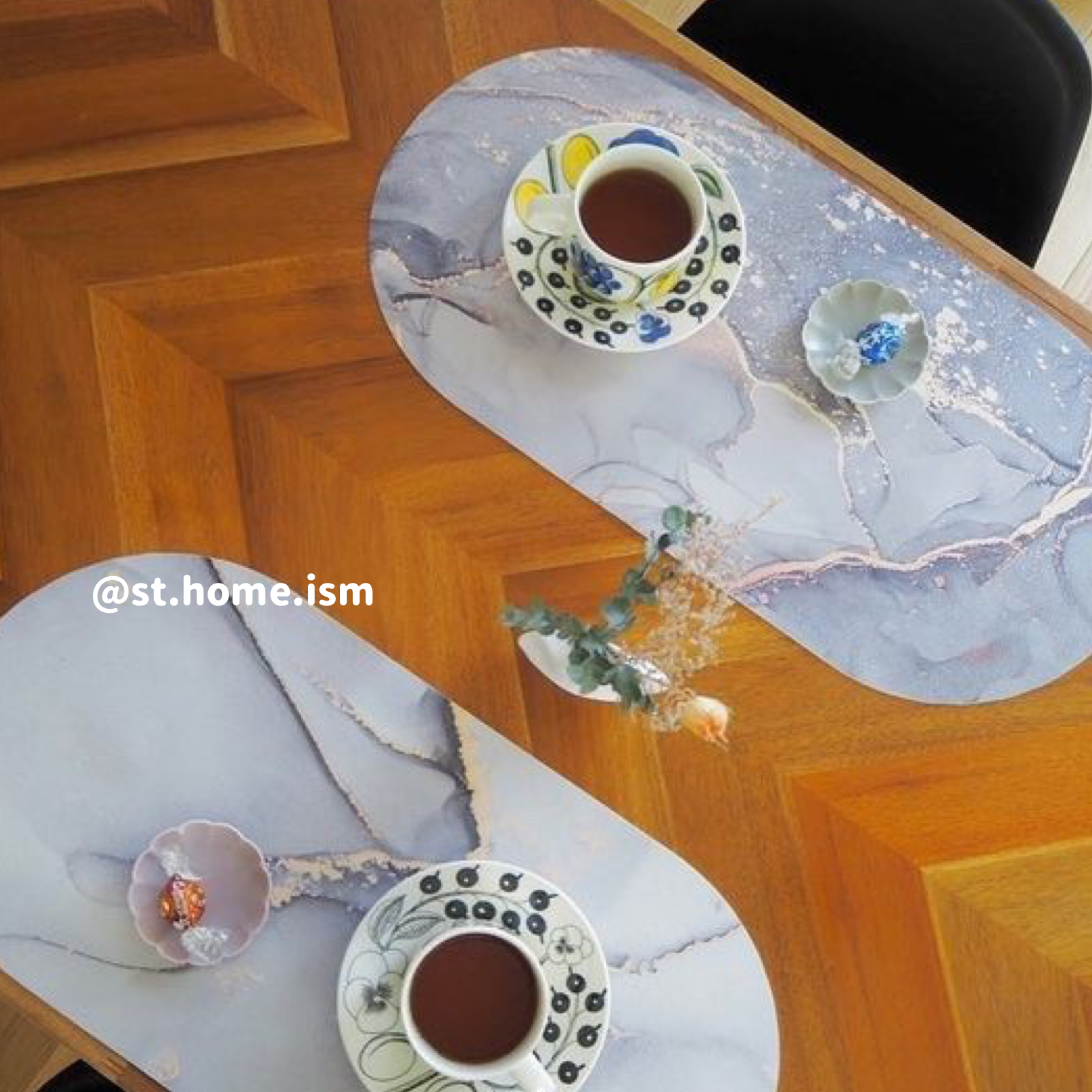 10design marble style place mat
