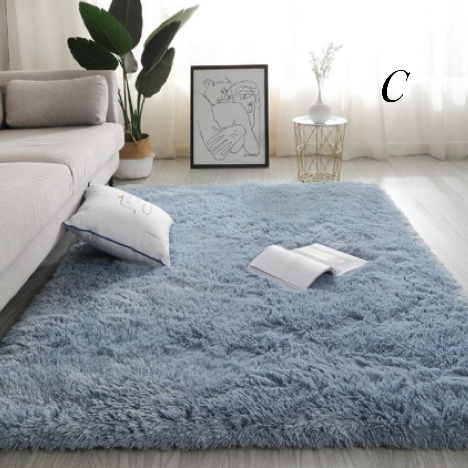 12color square carpet