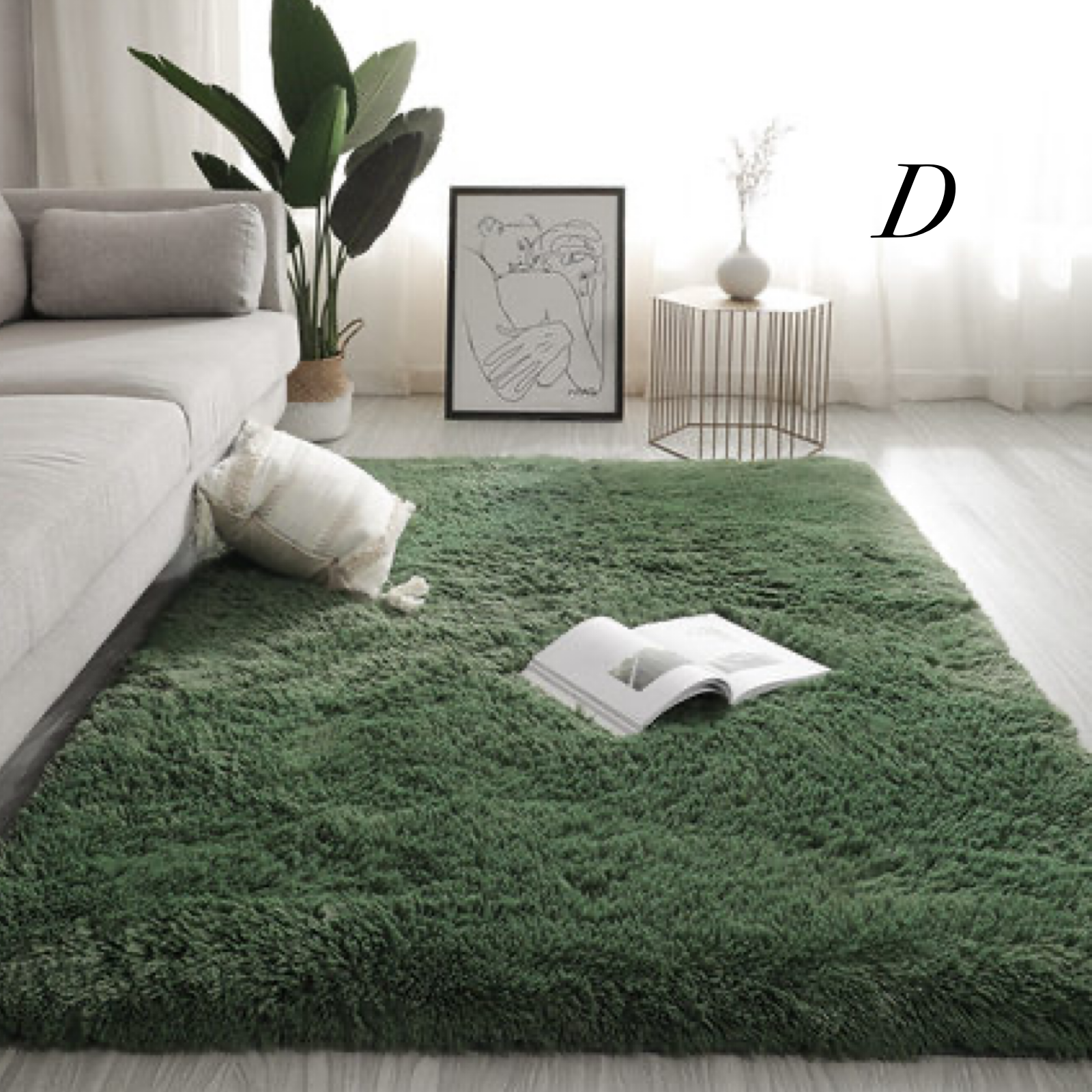 12color square carpet