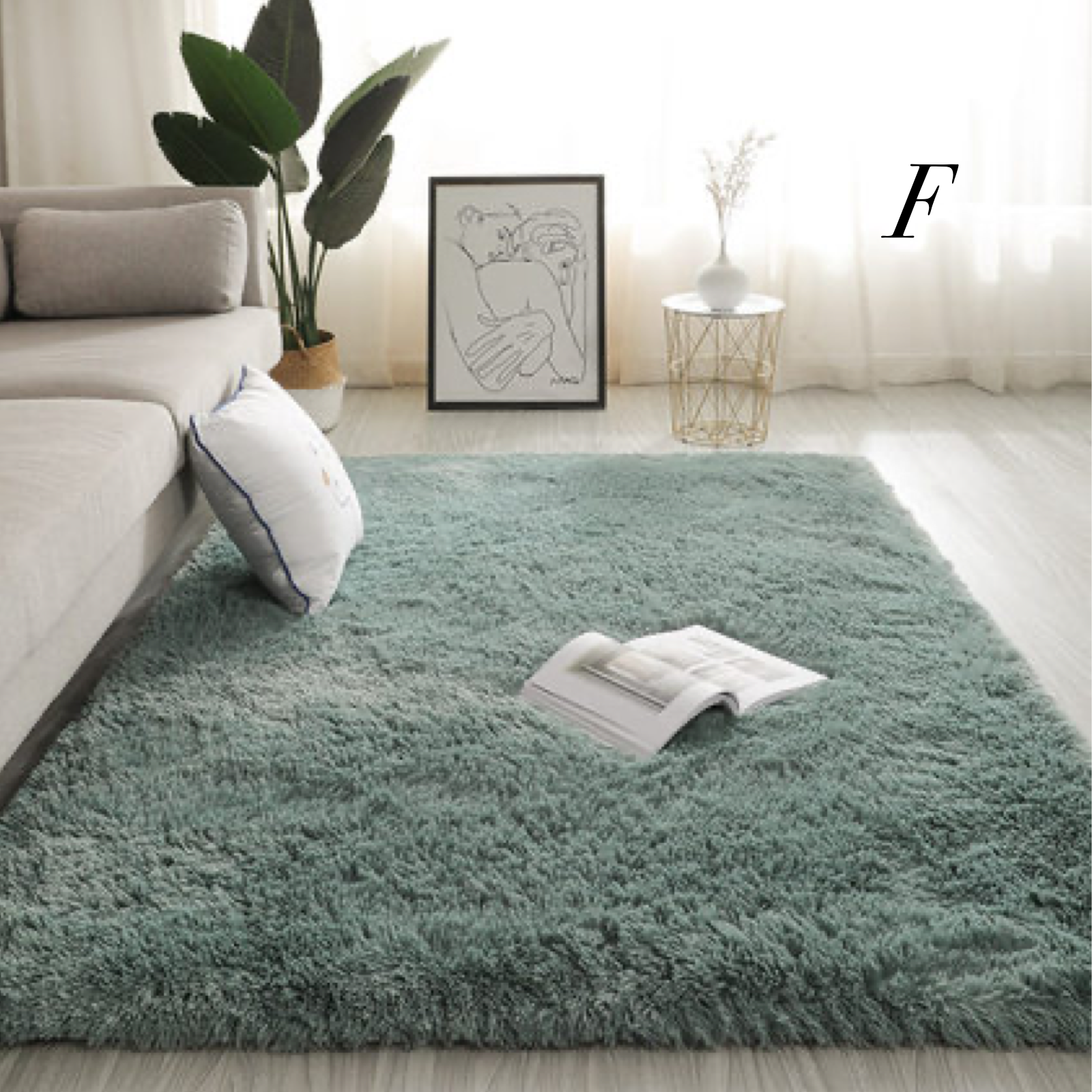12color square carpet