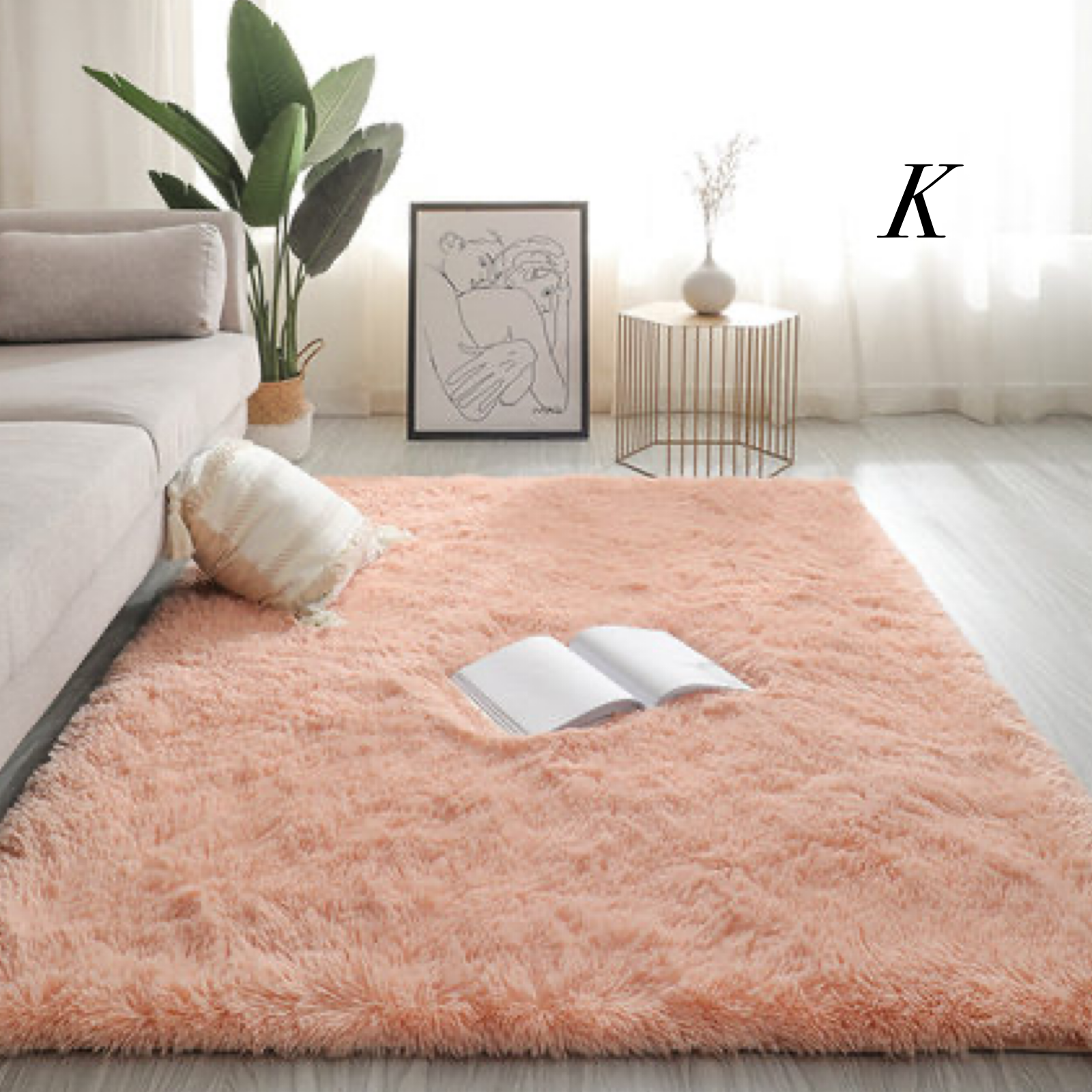 12color square carpet