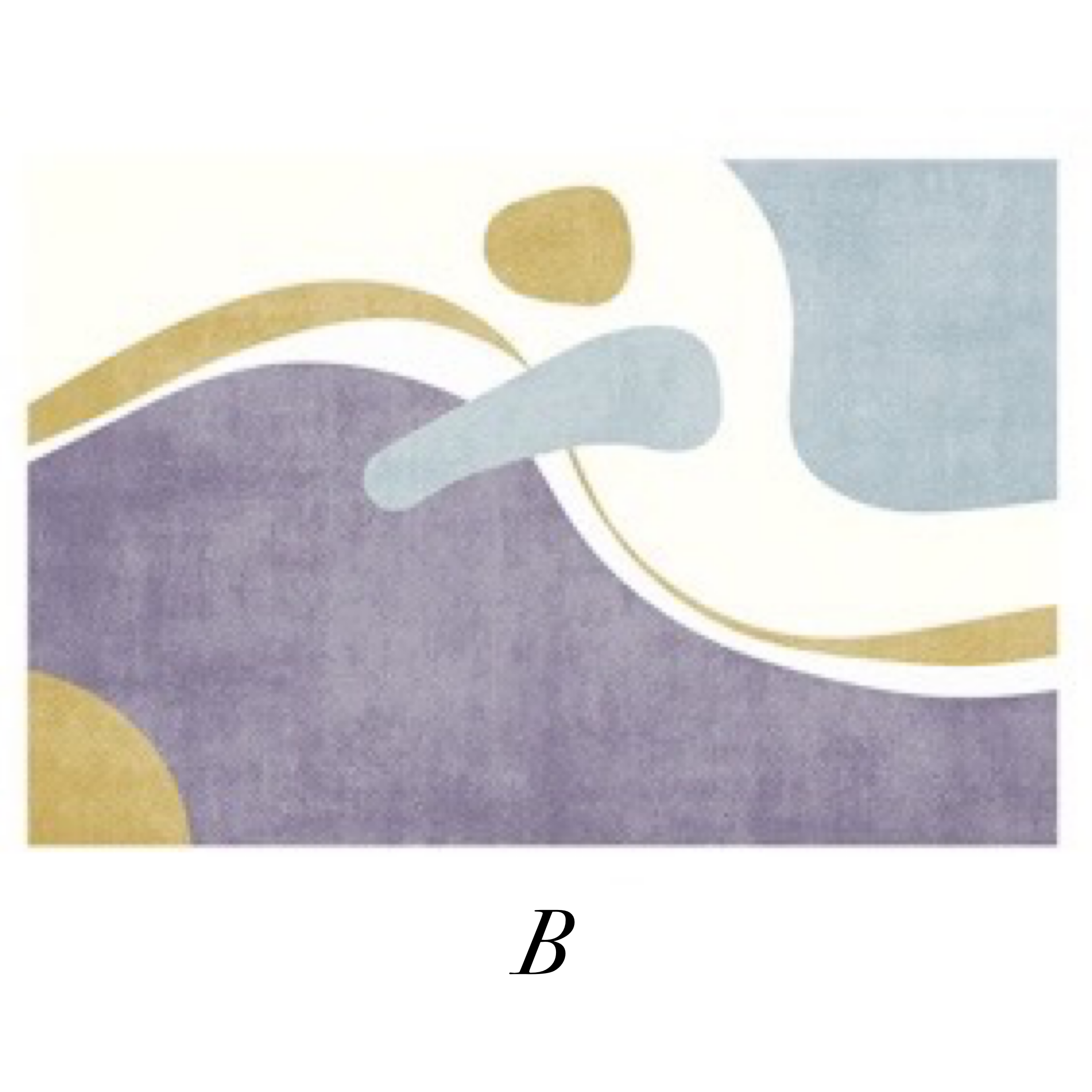 5design pastel square carpet
