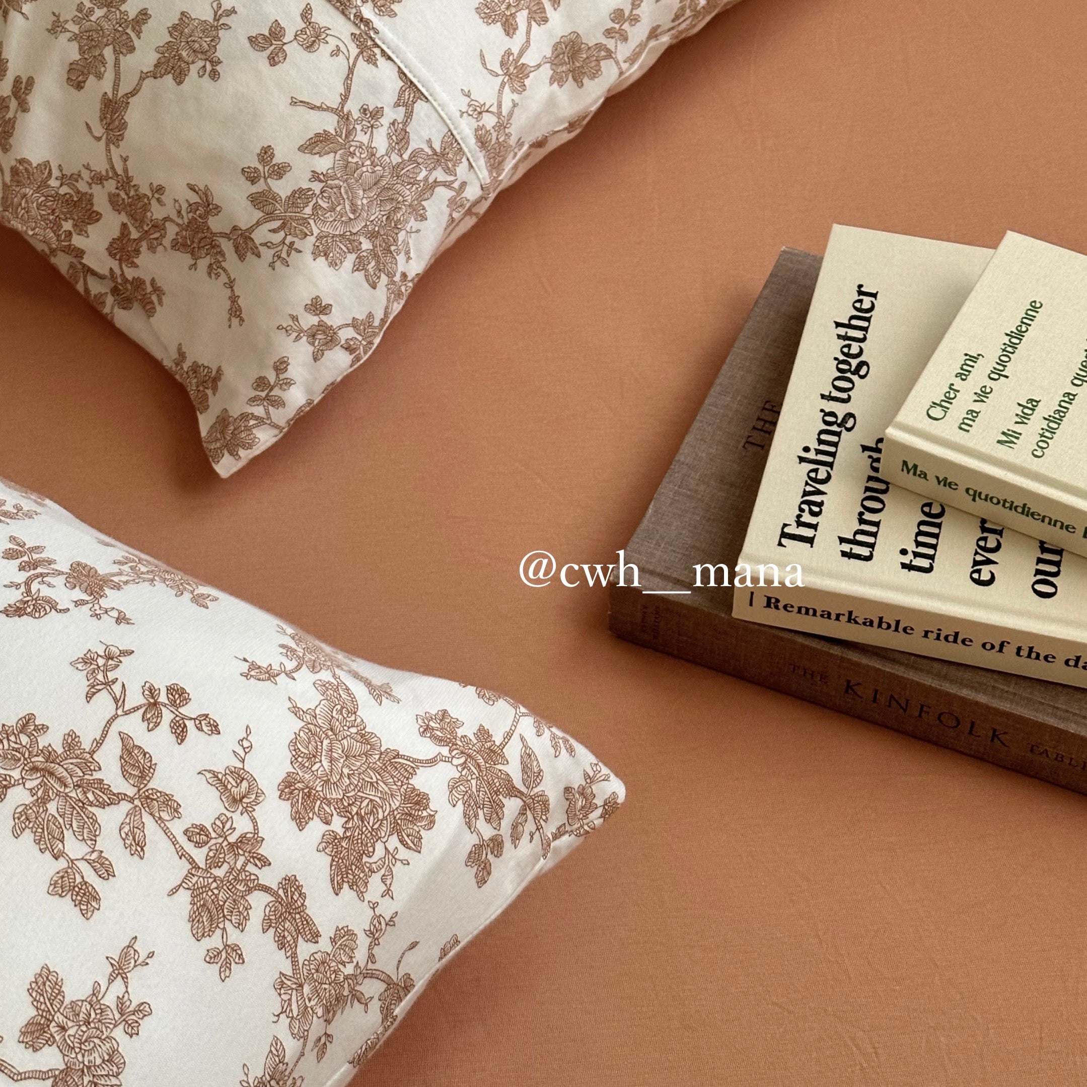 2color detailed picture bedlinen set