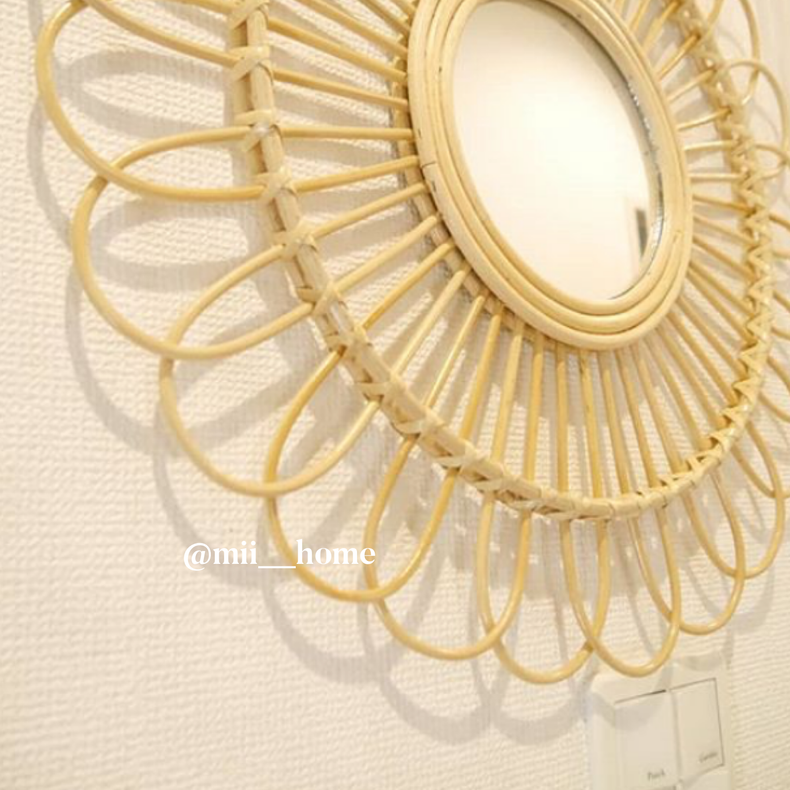 sunflower wood mirror
