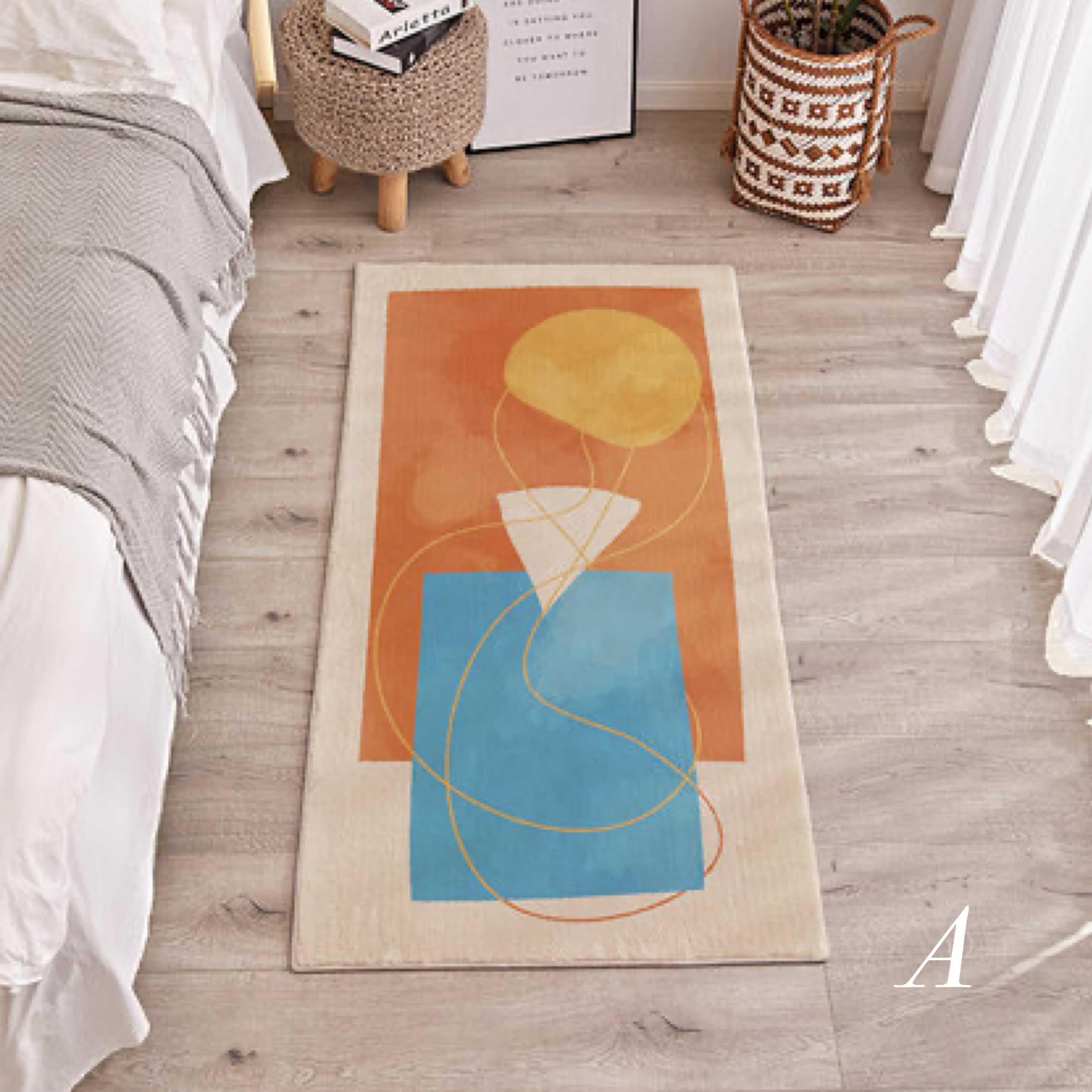 fashionable square carpet