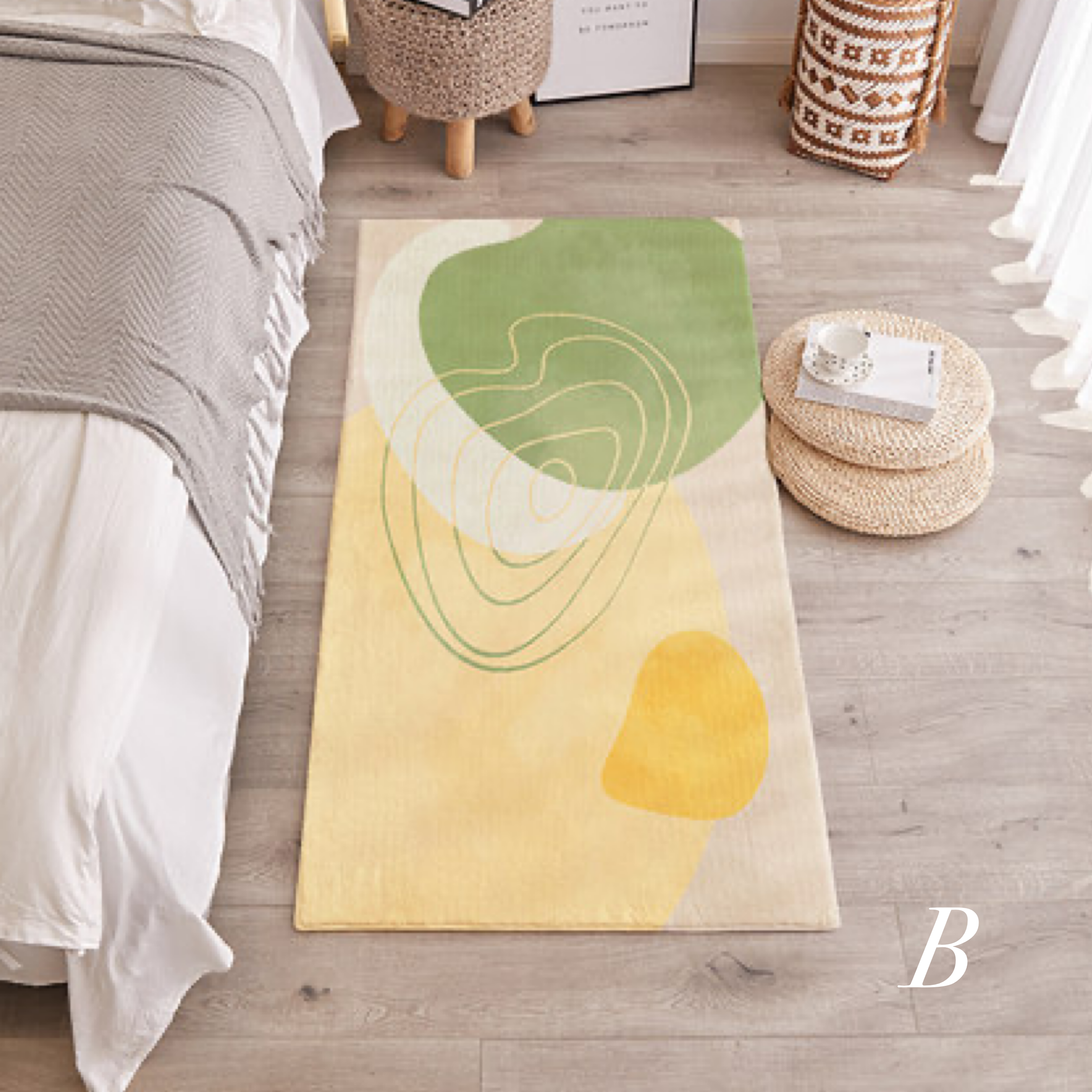 fashionable square carpet