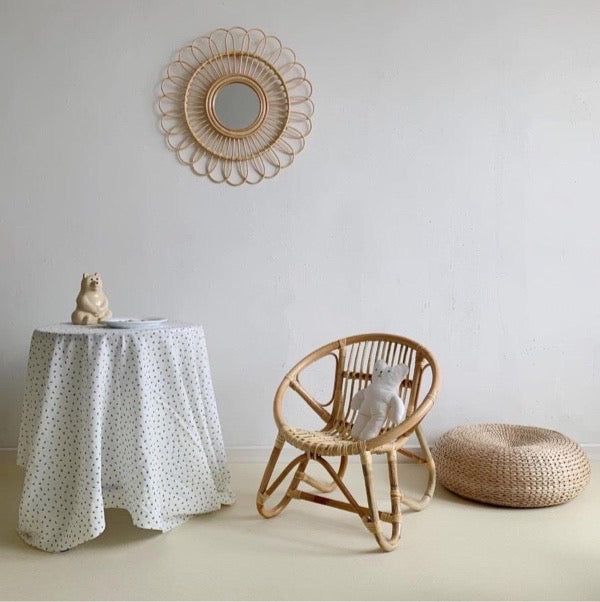 sunflower wood mirror
