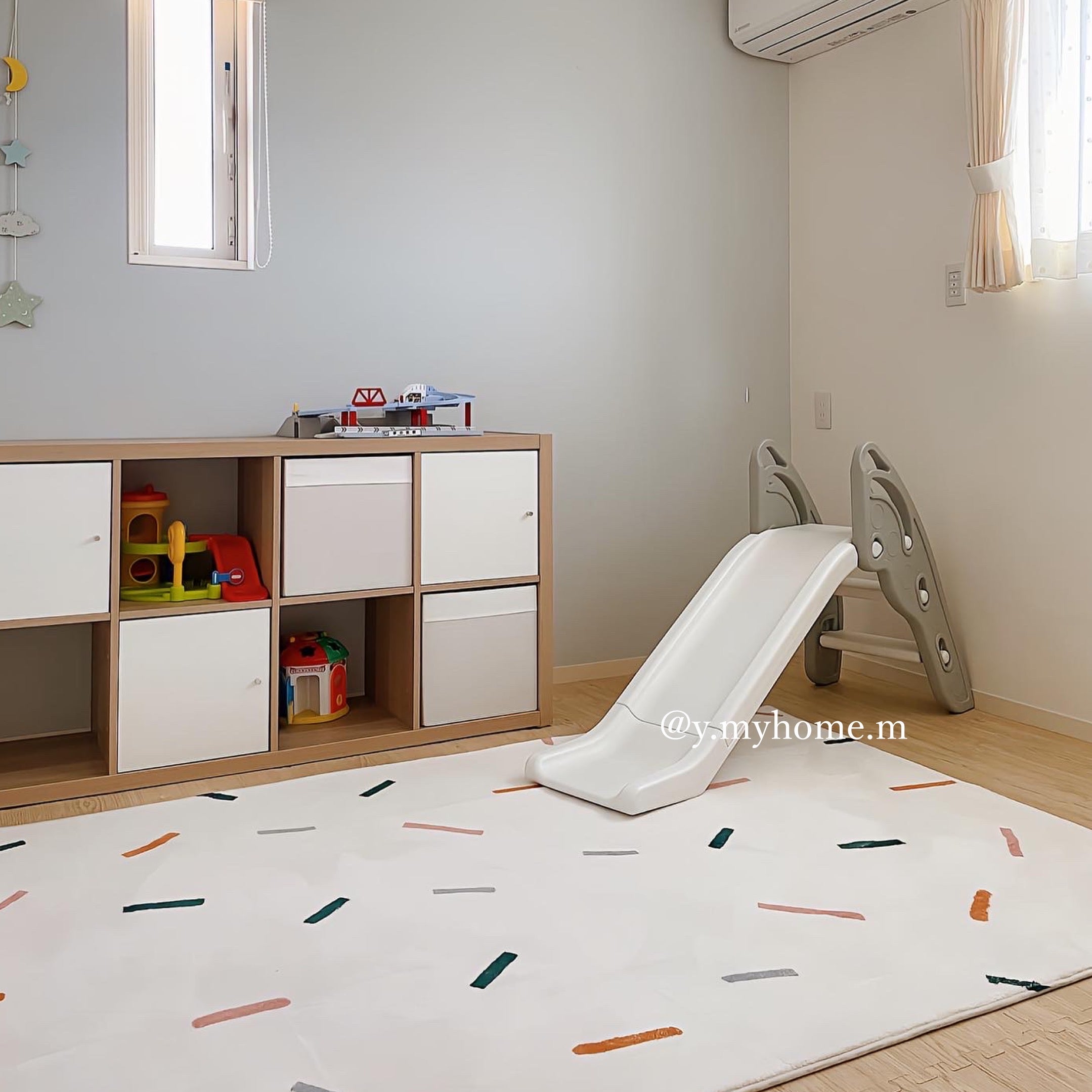 12design colorful square mat