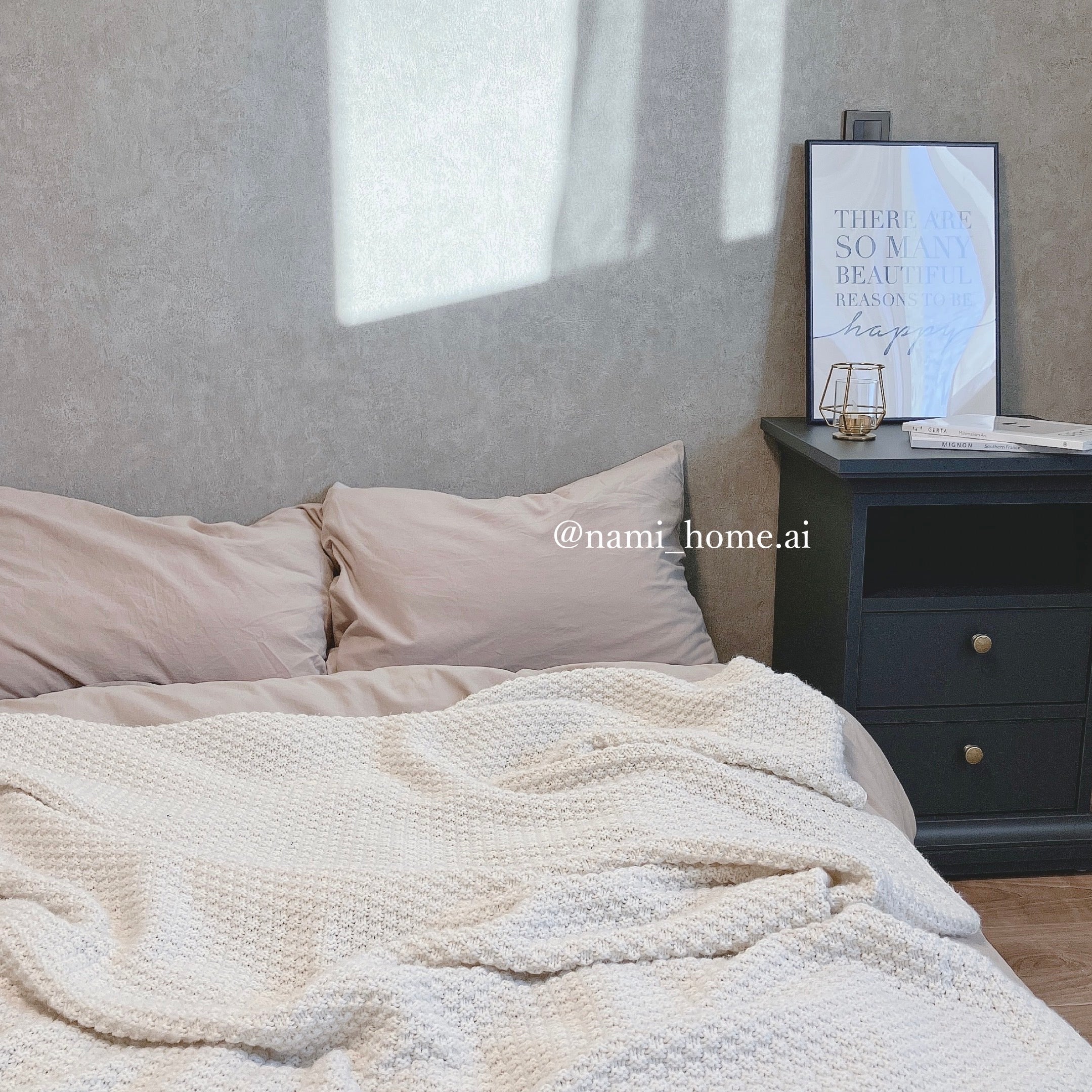 8color two tone creamy cotton bedlinen set