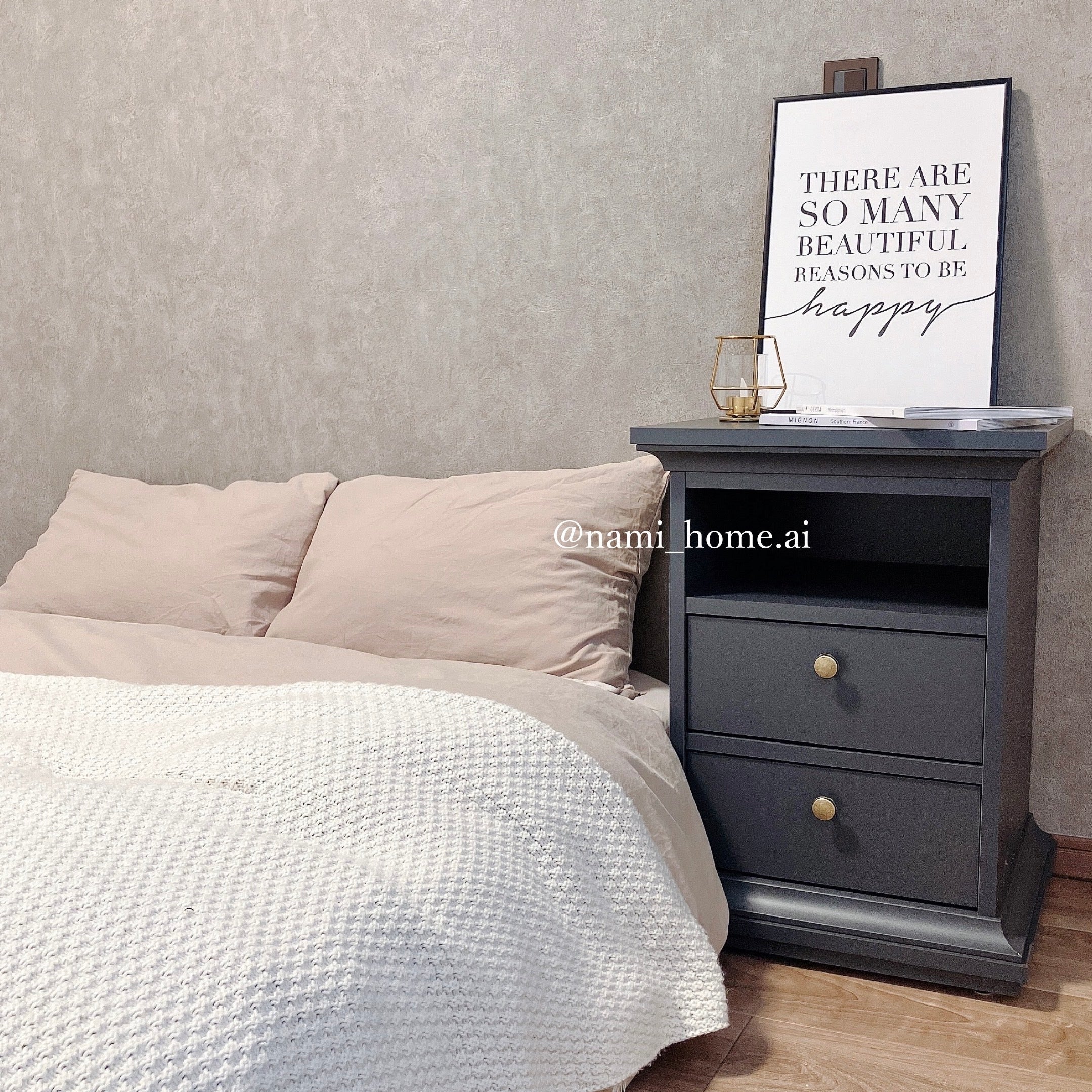 8color two tone creamy cotton bedlinen set
