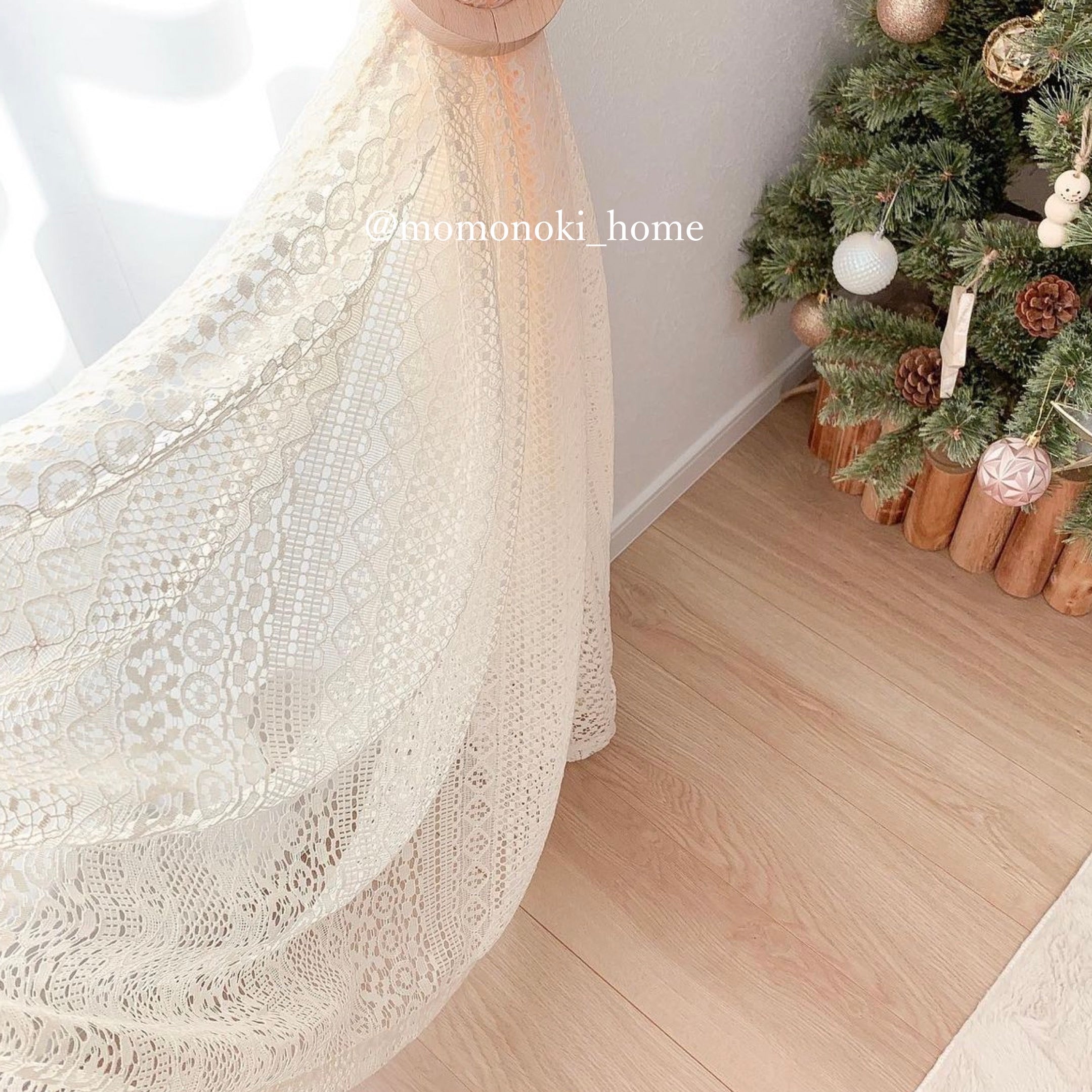 french retro lace curtain
