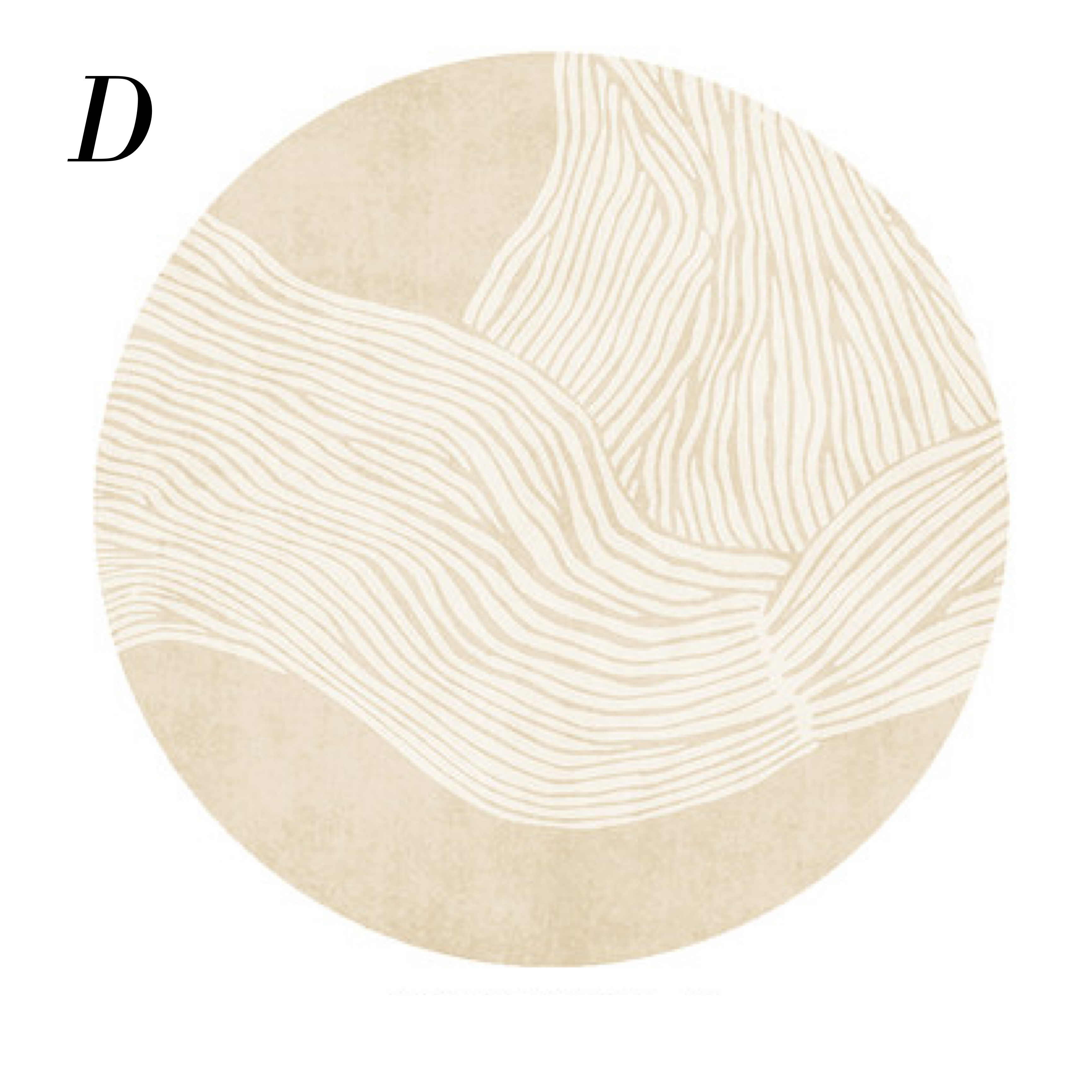 beige 6color round carpet