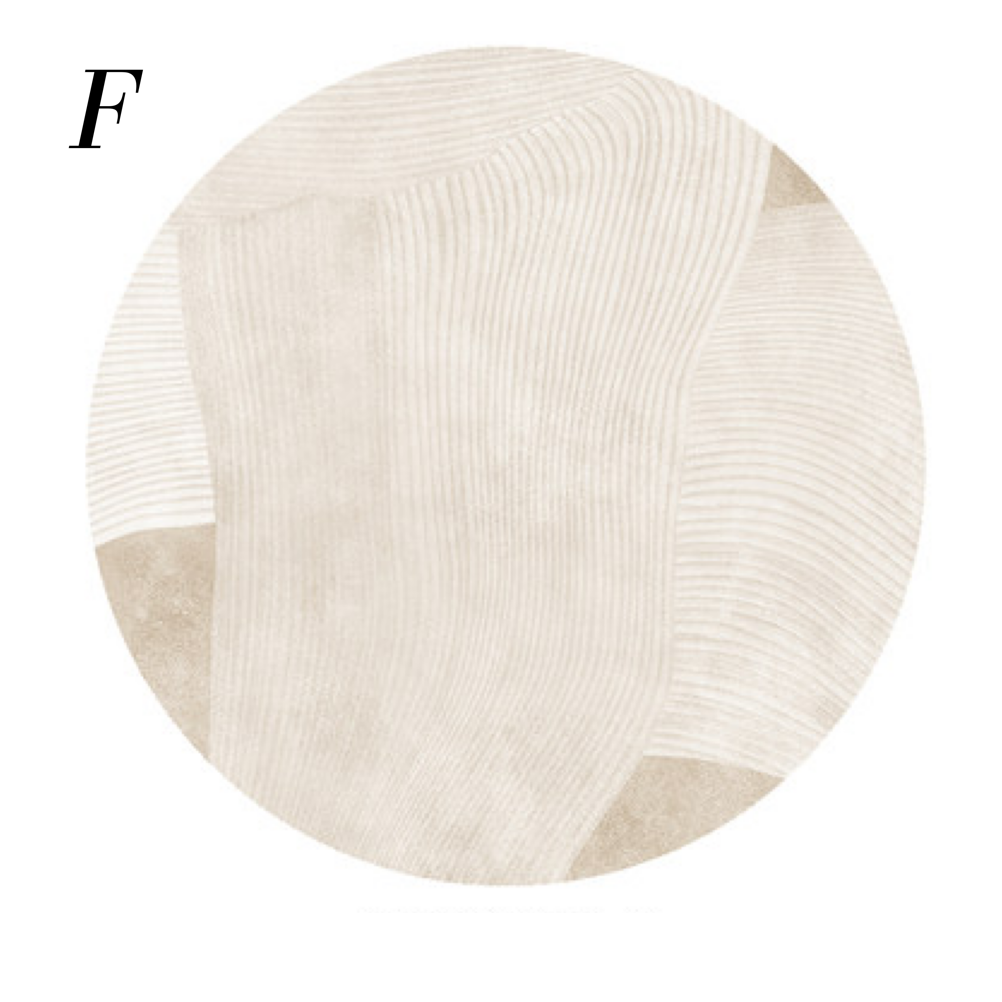 beige 6color round carpet