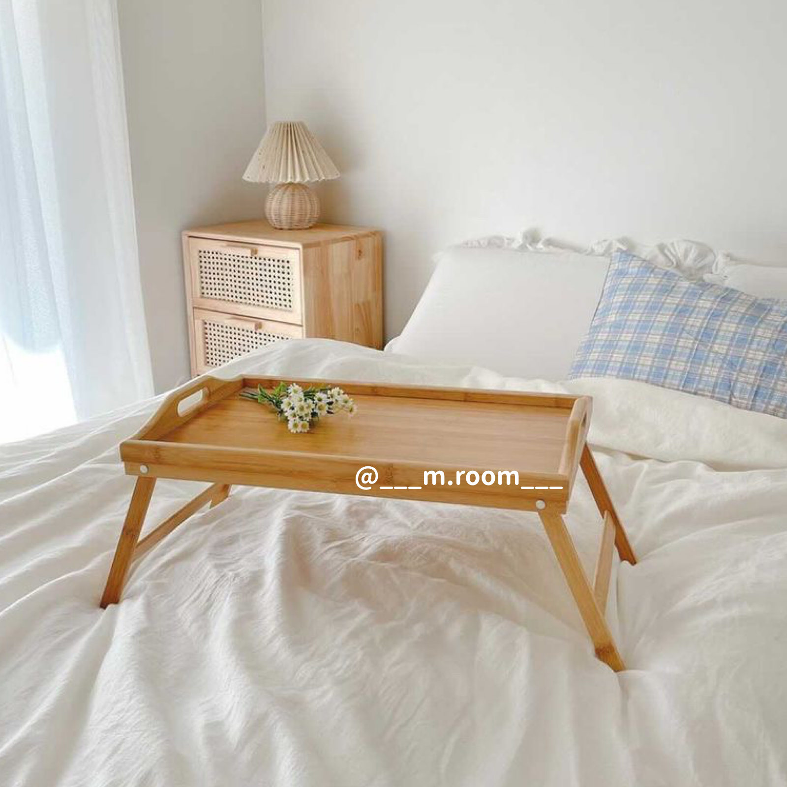 side mini bed table