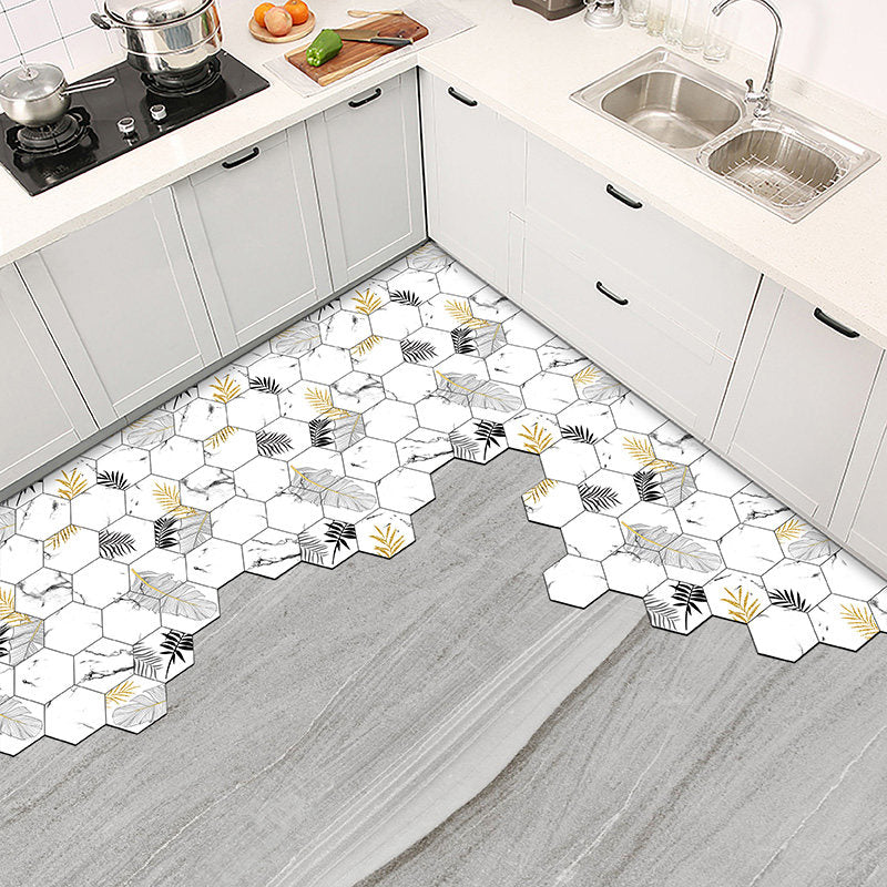 9design tile style square kitchen mat