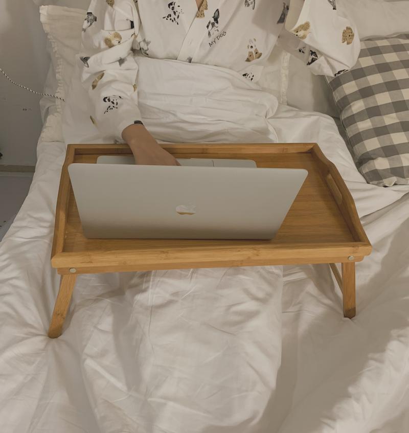 side mini bed table