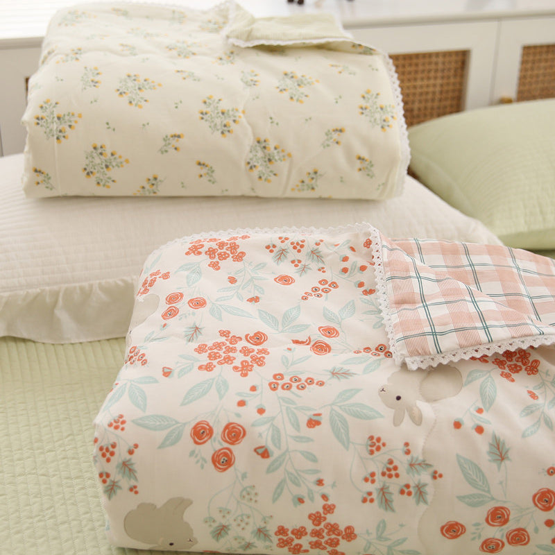 10design summer floral quilt