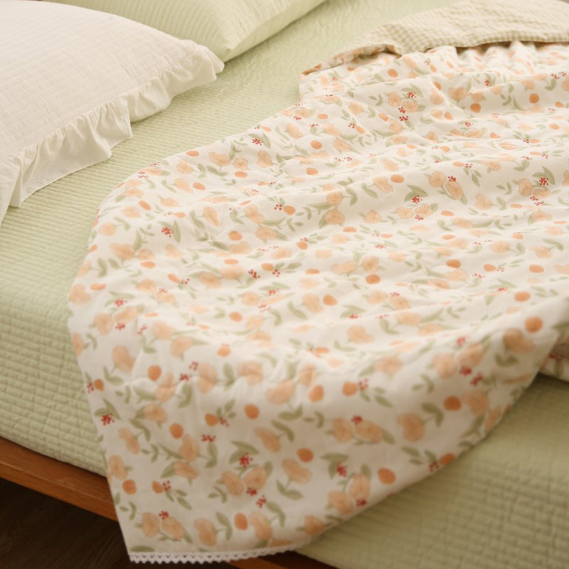 10design summer floral quilt
