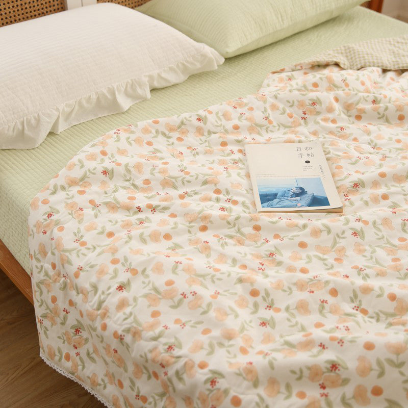 10design summer floral quilt