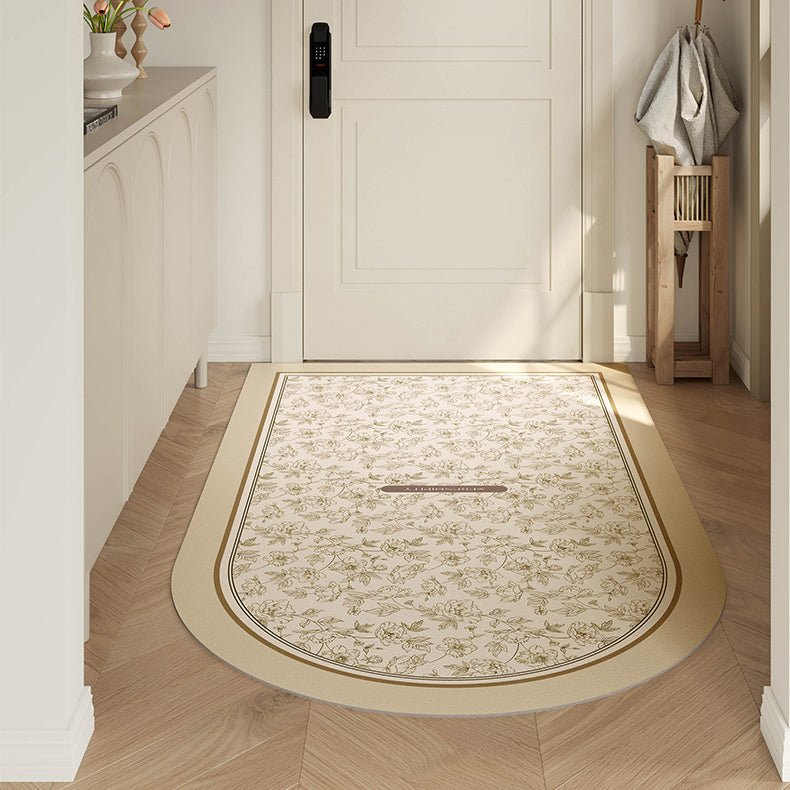 serendipity cream door mat