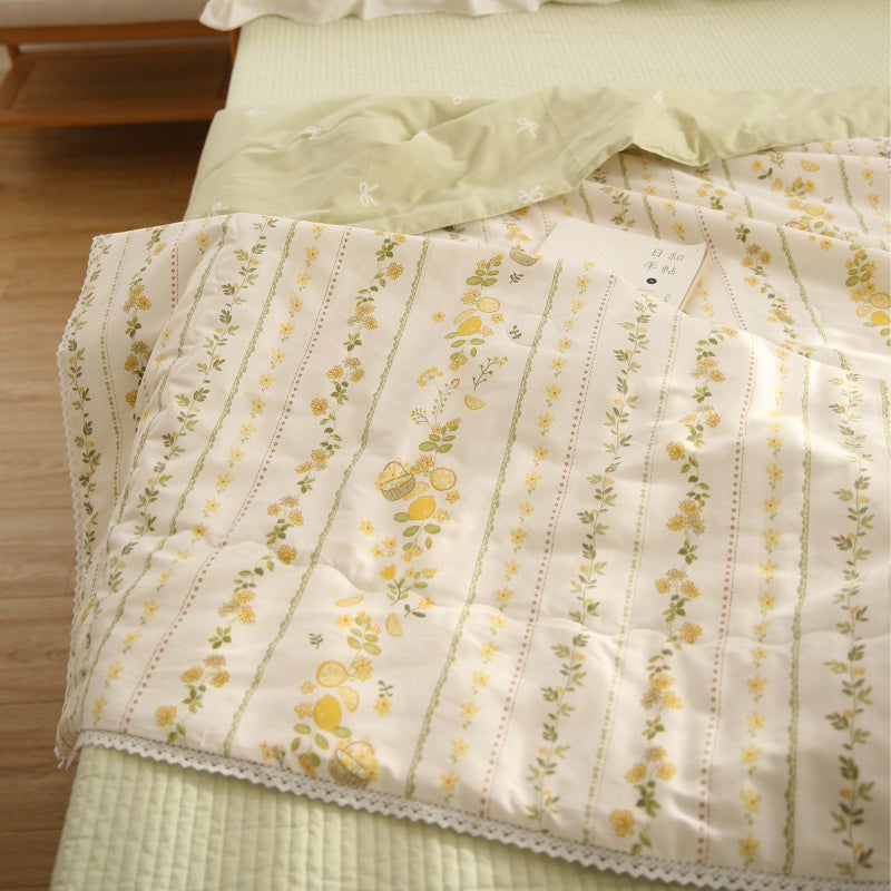 10design summer floral quilt