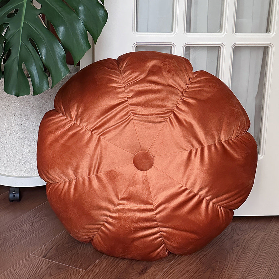 3color volume flower cushion