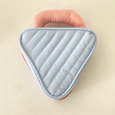 pop color triangle pouch