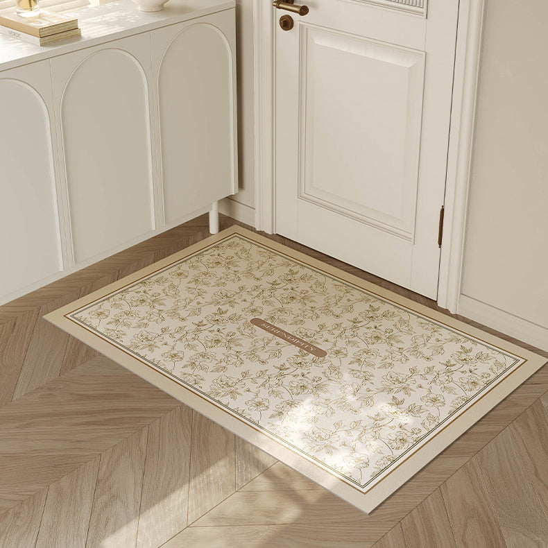 serendipity cream door mat