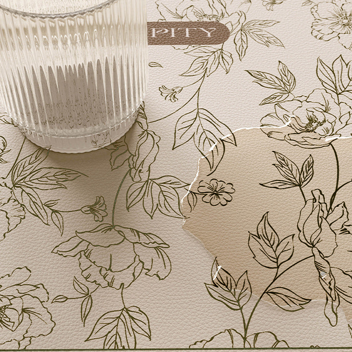serendipity cream place mat