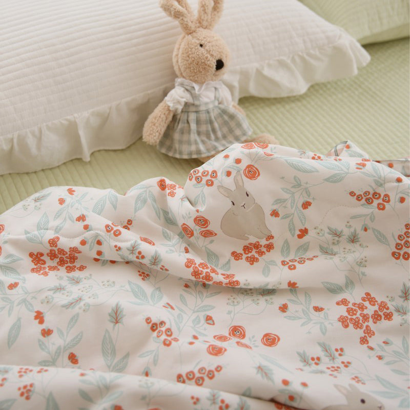 10design summer floral quilt