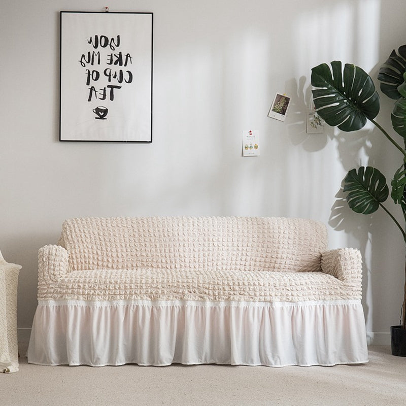 2color frill sofacover