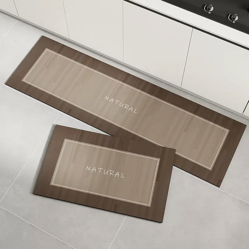 5design natural logo kitchen mat