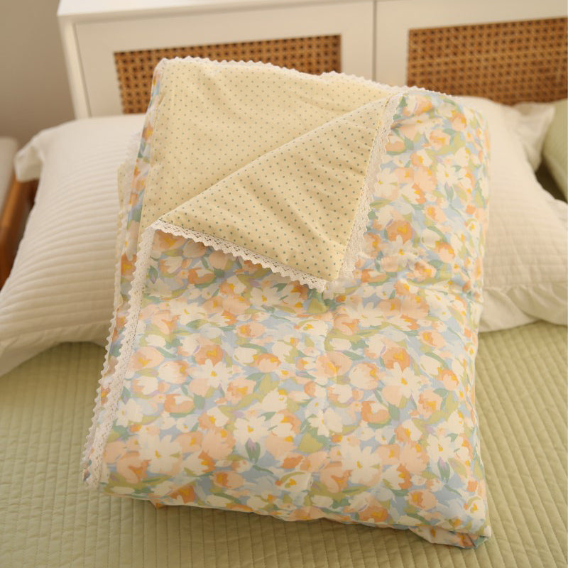10design summer floral quilt