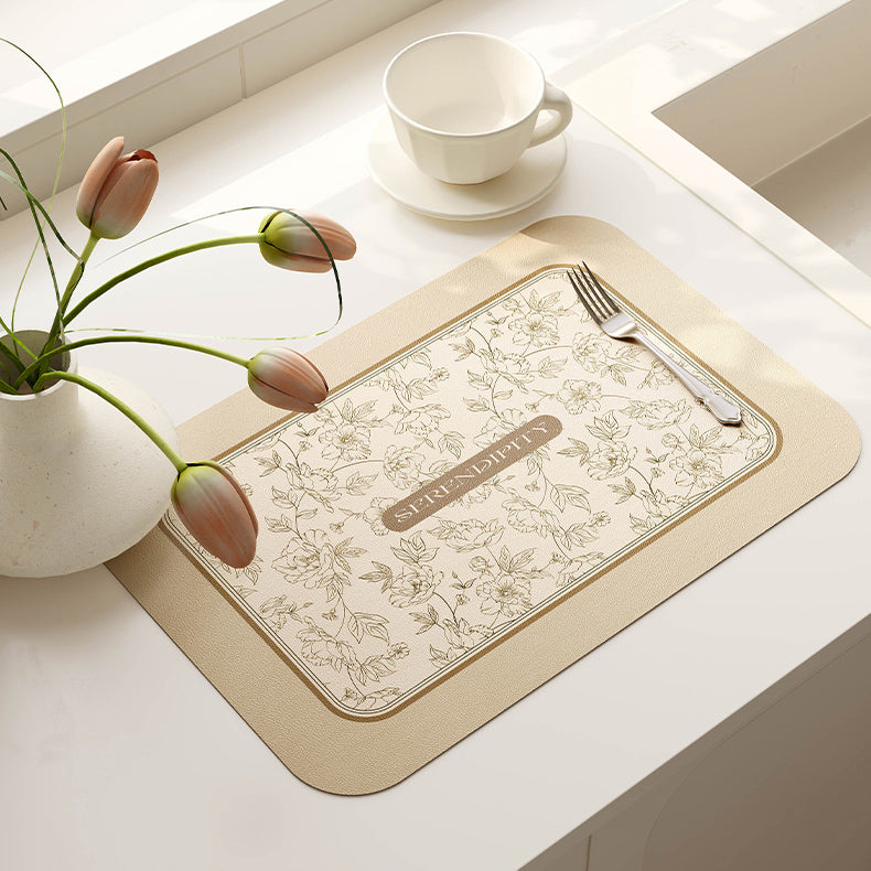 serendipity cream place mat