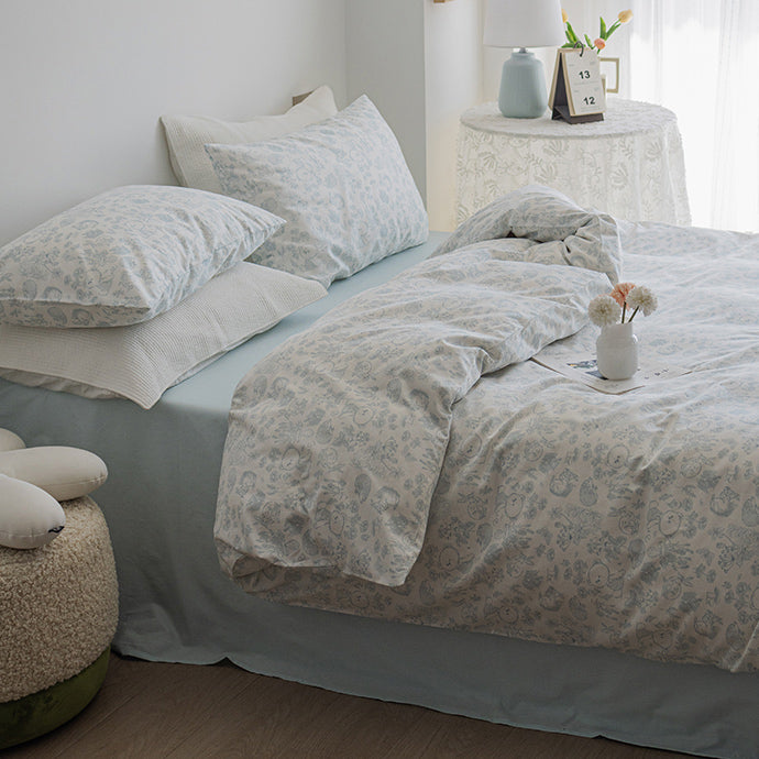 10design natural flower bedlinen set