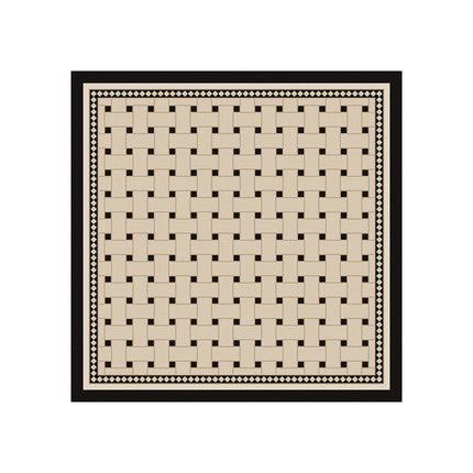 brown retro tile laundry mat