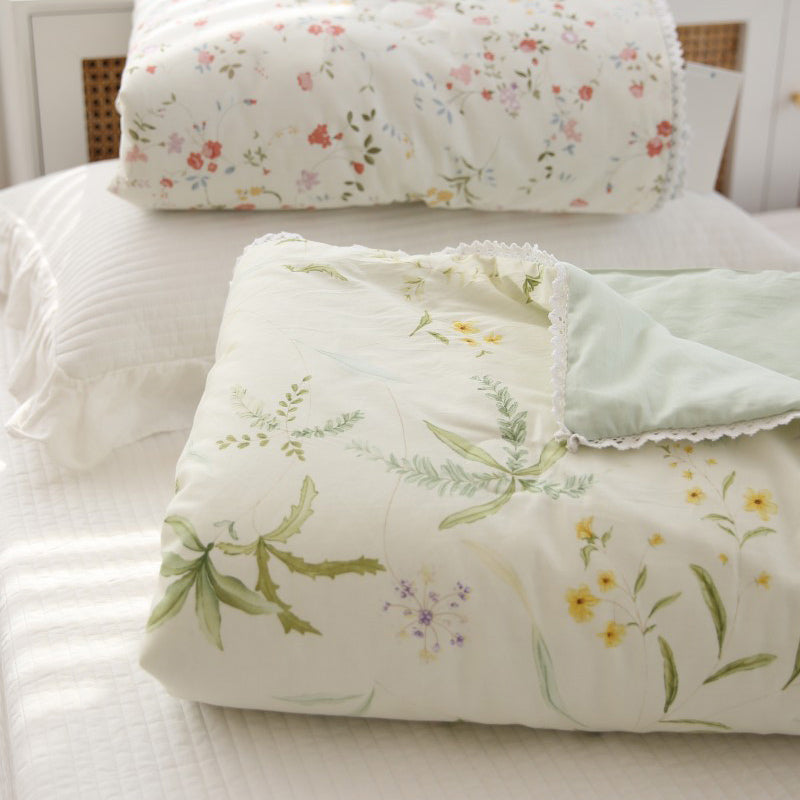 10design summer floral quilt