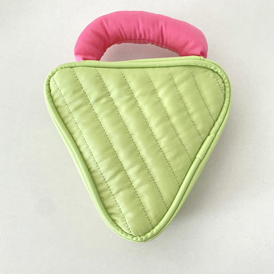 pop color triangle pouch