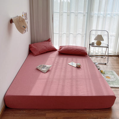 【大人気】19color simple mattress sheet & pillow sheets set