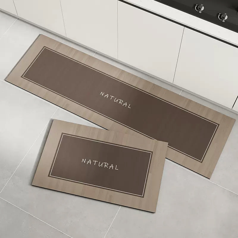 5design natural logo kitchen mat