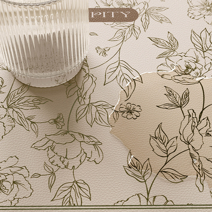serendipity cream table mat
