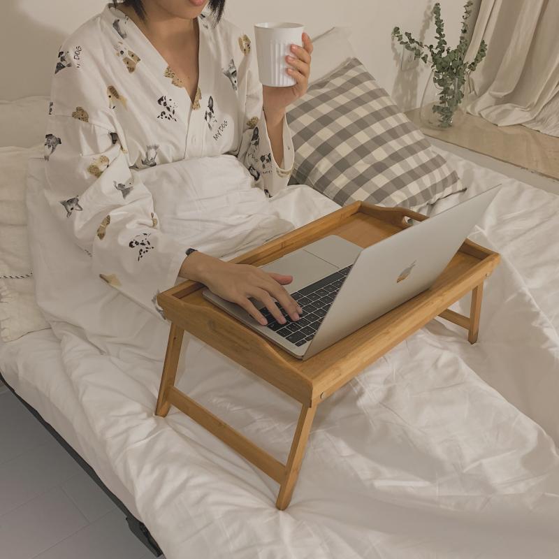 side mini bed table