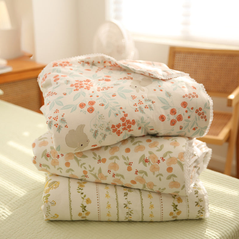 10design summer floral quilt