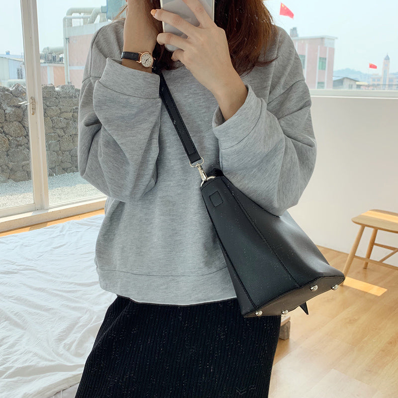 2way mini fake leather bag(2colors)