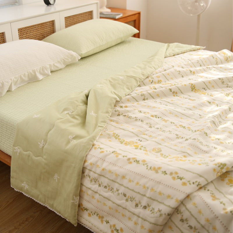 10design summer floral quilt