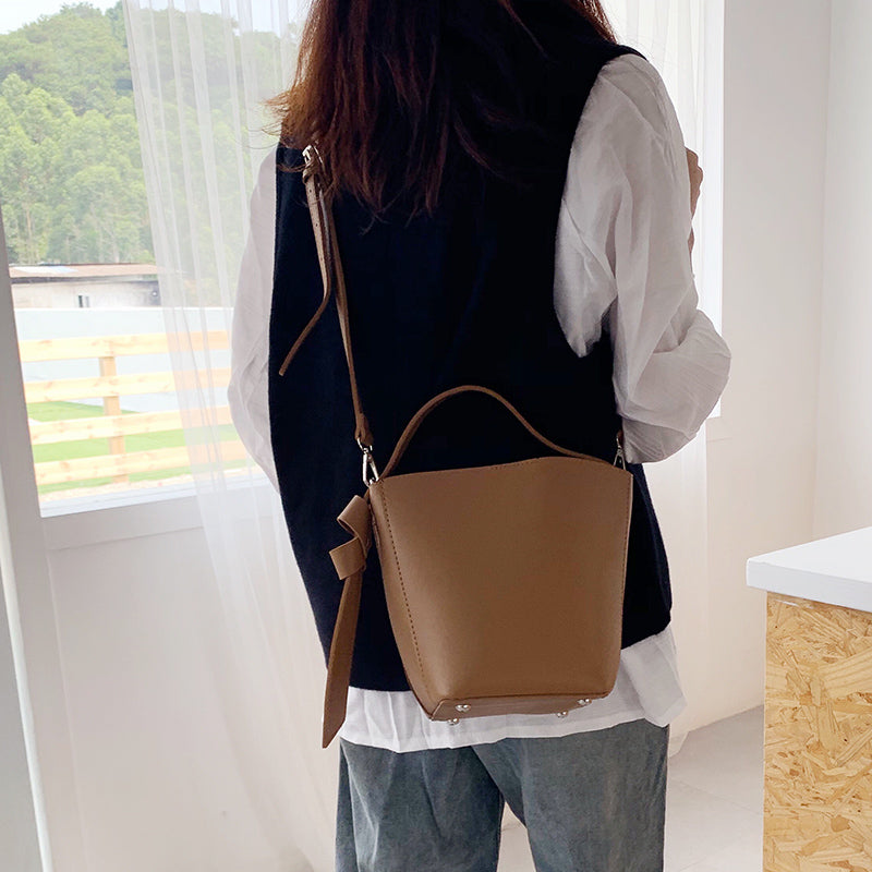 2way mini fake leather bag(2colors)