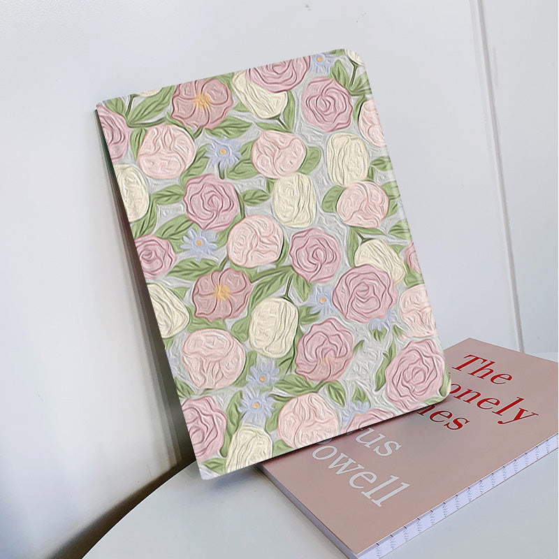 2design floral flower iPad case