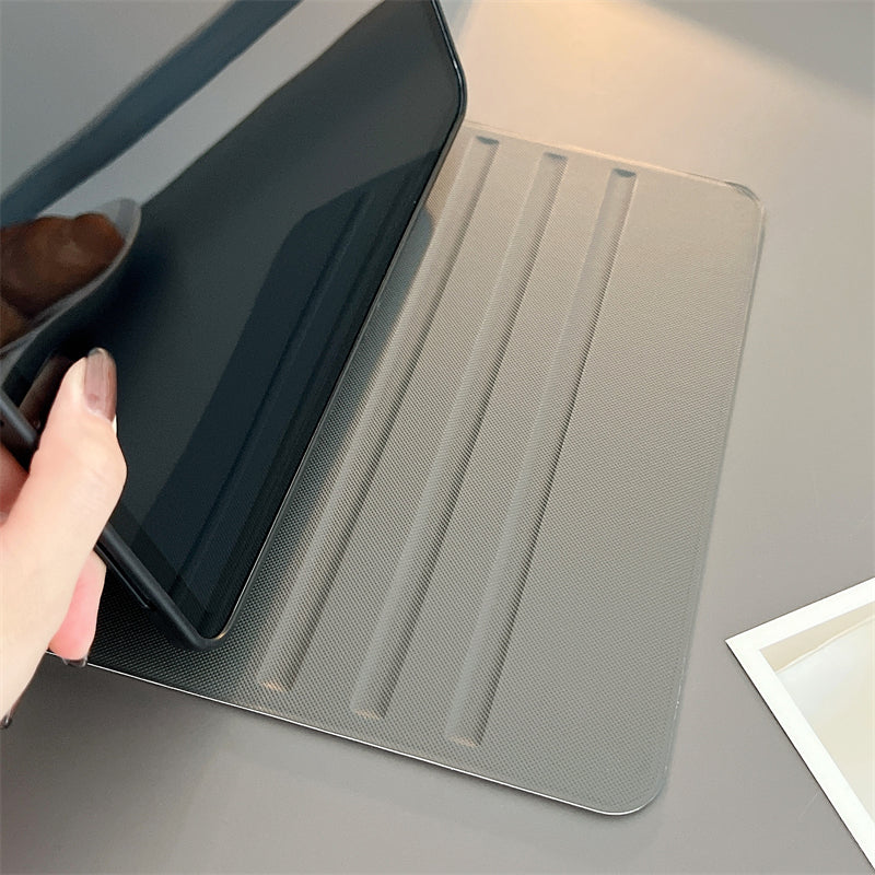 white ribbon iPad case