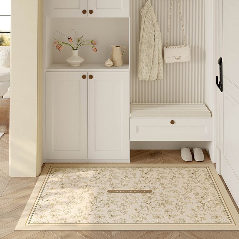 serendipity cream door mat