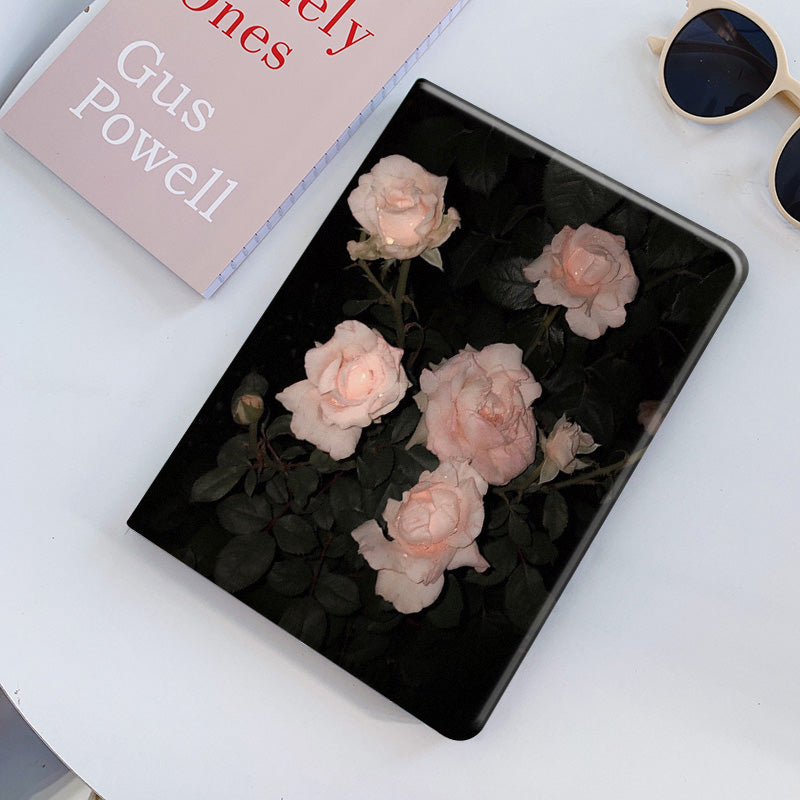pink rose iPad case